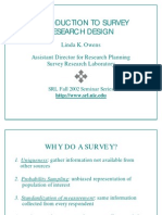 Introduction To Survey Research Design