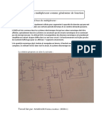 BCD À Base D'un Multiplexeur