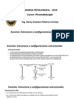 Clase Nº 9 Escorias - Estructura y Configuraciones Estructurales