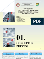 Conceptos Preliminares, Metrados en Edificaciones - Obras Provisionales - 1