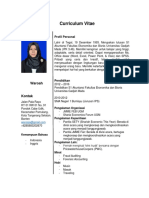 Curriculum Vitae. Waroah. Kontak. Profil Personal. Pendidikan Pendidikan S1 Akuntansi Fakultas Ekonomika Dan Bisnis Universitas Gadjah Mada