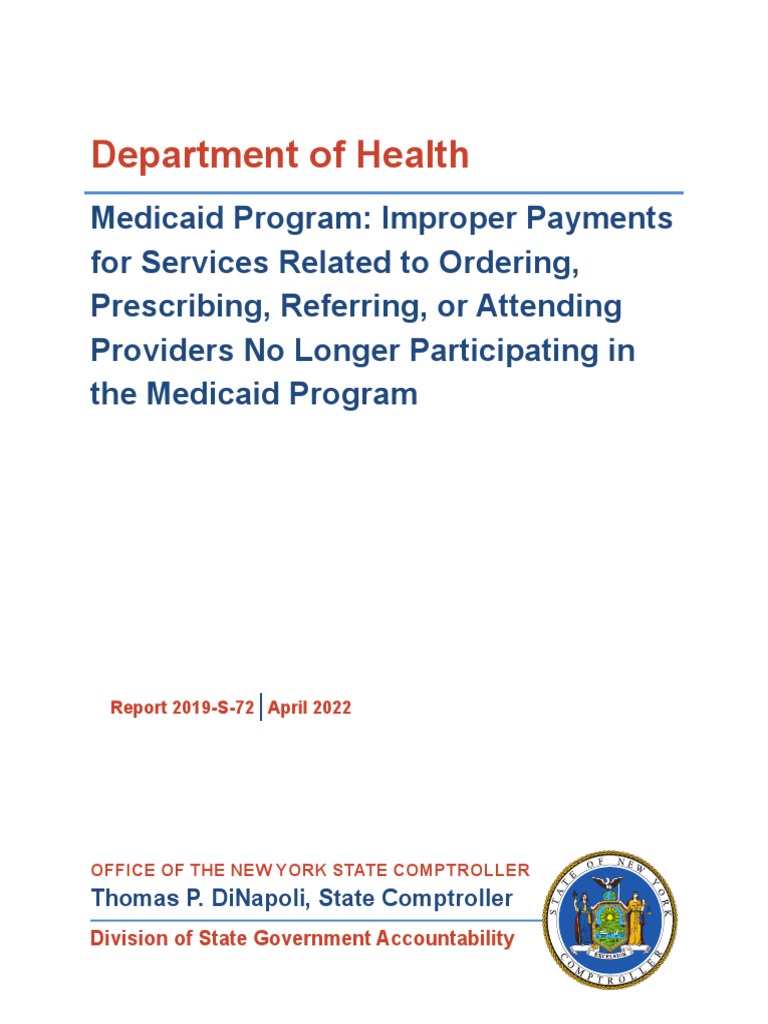 DOH Audit | PDF | Medicaid | Audit