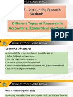 CA51023 - Module 6B - QUALITATIVE Research