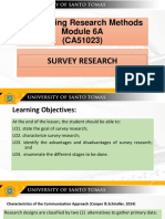 Accounting Research Methods Module 6A (CA51023)