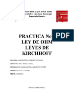 Ley de Ohm y Kirchhoff