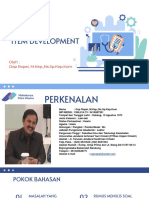 Materi Item Development