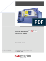 Electrobisturí-MAXIUM Con Maxium Beamer para Versión de Software - Manual de Uso - Rev 6.0 - Ago-10