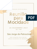 Irmao Serginho Reuniao 26-12-2021