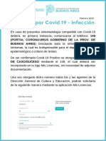 Covid 19 Infección - Calidad Laboral y Medio Ambiente Del Trabajo