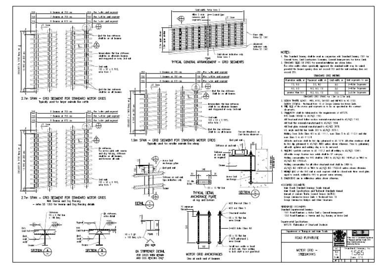 SD1565 Road Furniture Motor Grid Steelworks PDF