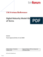 IG1212 Digital Maturity Model Glossary of Terms v1.0.0
