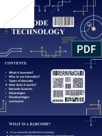 Barcode Technology: M.Yeshwanth 21R21A05N7 Cse-D