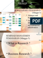 Manajemen Pemasaran Minggu 3