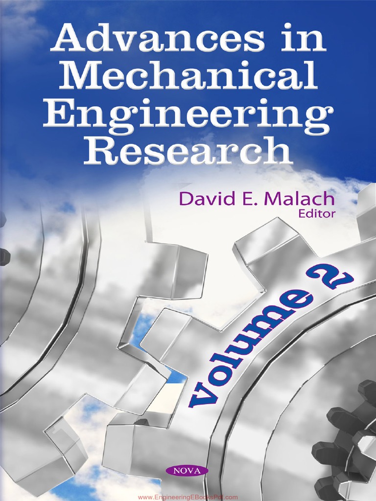 Advances in Mechanical Engineering Research Volume 2 PDF | PDF ...