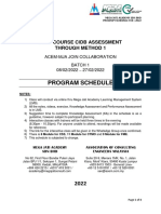 Full Course Cidb Assessment (Schedule Feb 2022) - Css - Ctmo - Fme