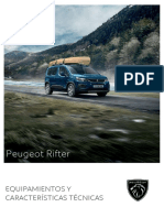 Peugeot Rifter Ficha Tecnica