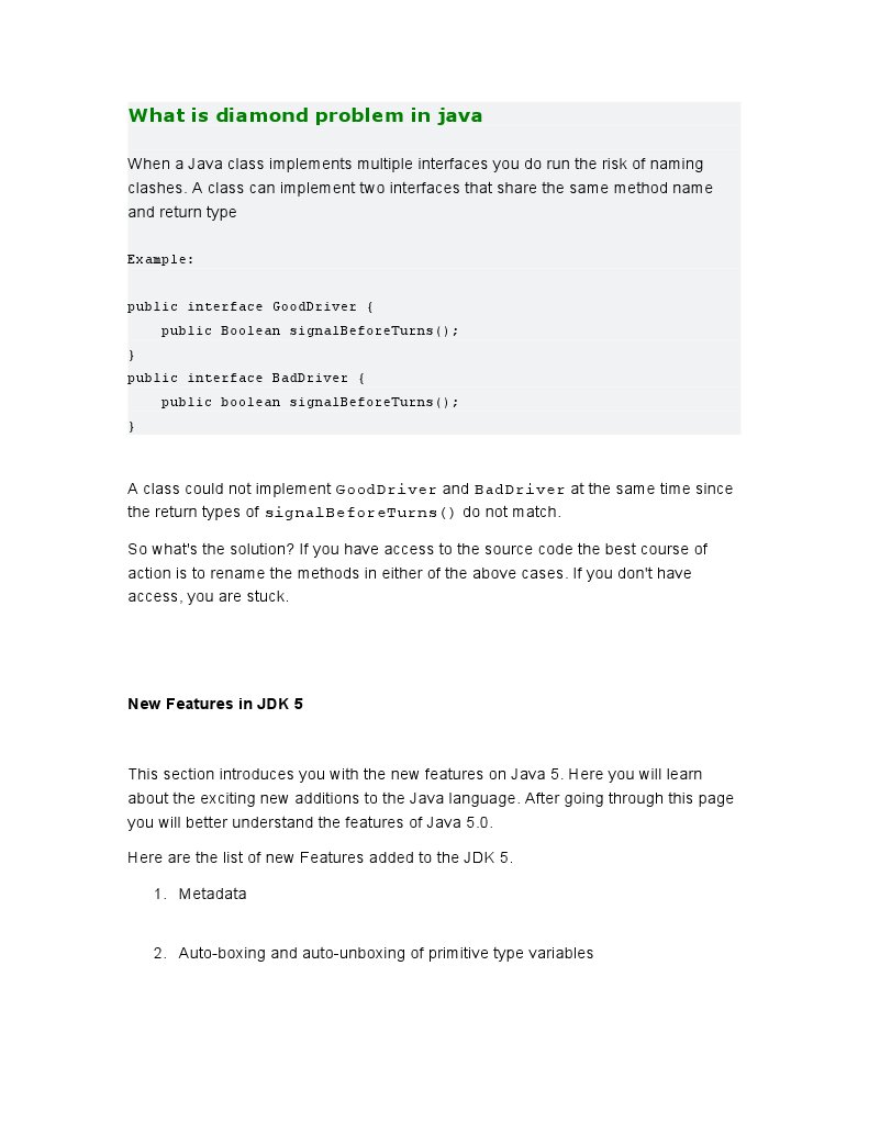 Understanding the Diamond Problem in Java | PDF | Computers
