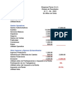 Practica de Estados de Resultados - Solución