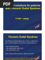 Special Tests for Thoracic Outlet Syndrome | PDF