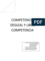 Competencia Desleal y Libre Competencia. Andrade - Escudero - Miller - Ponce
