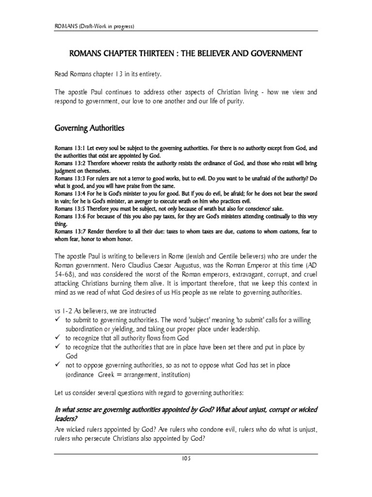 Romans Chapters And Ps Ashish Raichur 2 Pdf Pontius Pilate Jesus