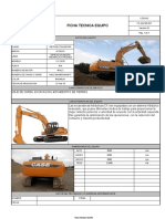 Ficha Tecnica de Equipo Cae CX 210 B