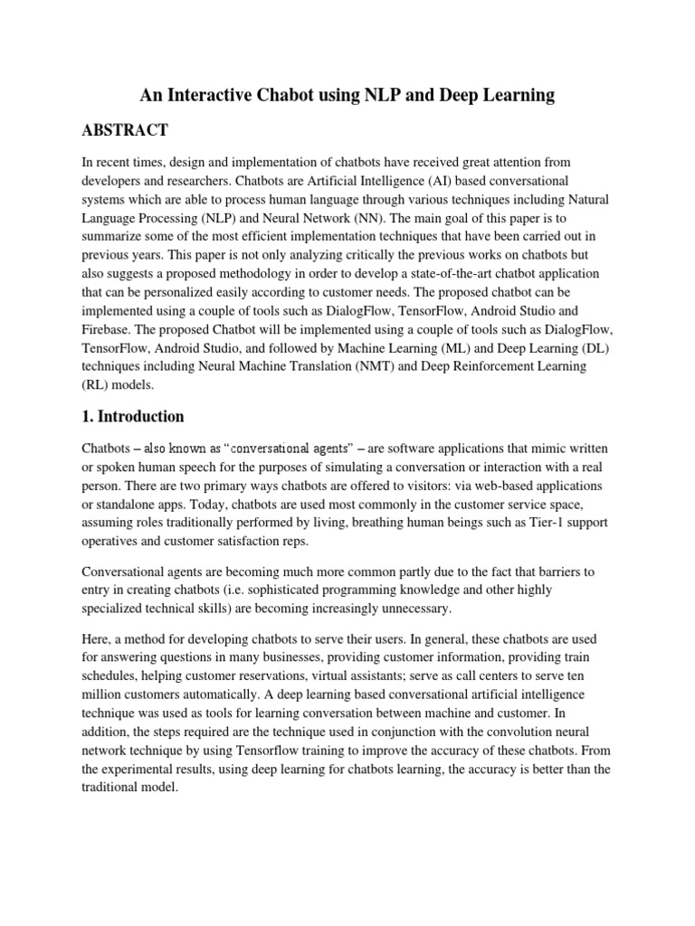 Research Paper | PDF | Deep Learning | Intelligence (AI) & Semantics
