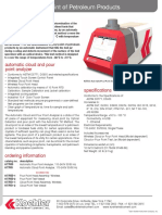 K77000, K77001 - Automatic Cloud and Pour Point - Technical Datasheet