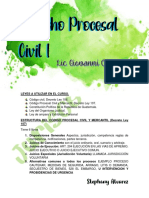 Derecho Procesal Civil I Primer Parcial