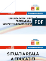 Viziunea Uniunii Social Liberale Pentru Educatie