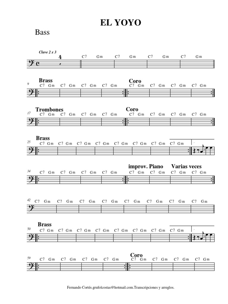 Wayne Gorbea El Yoyo PDF Music Production Central American Music