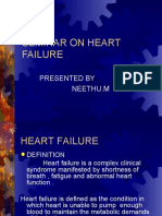 Seminar On Heart Failure: Presented by Neethu.M
