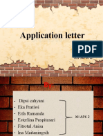 application letter lesson plan