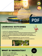 Badminton - Chapter 1 History and Development of Badminton