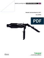 Hydraulic Punching Tools: Instruction Manual