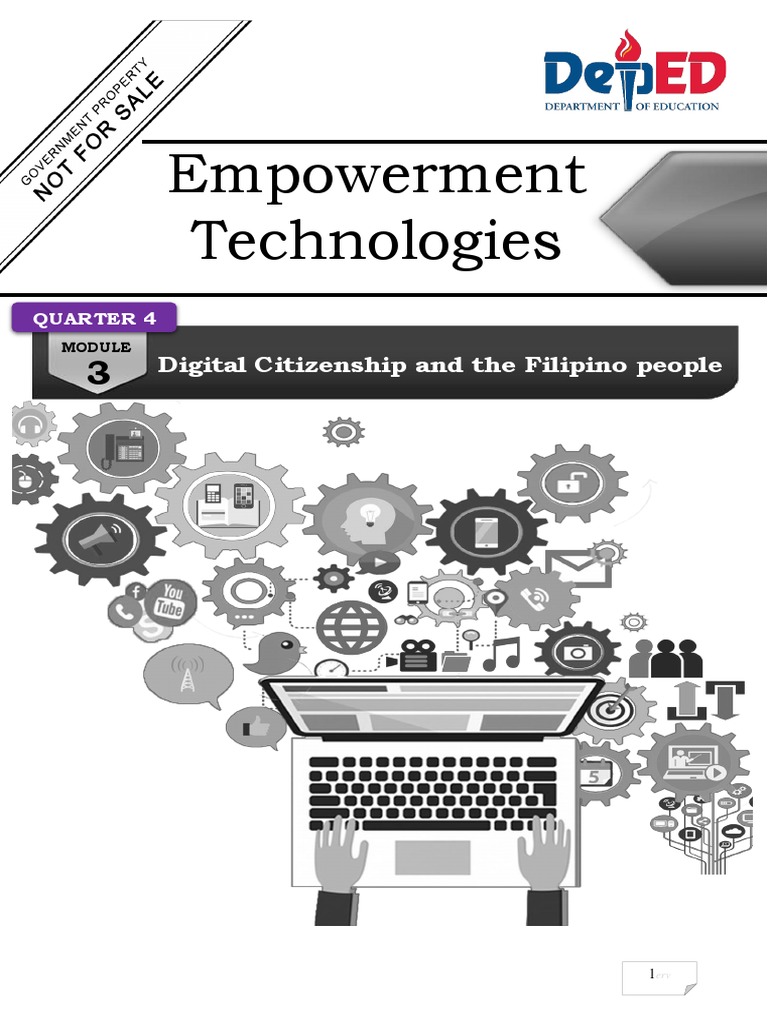 Empowerment Technologies: Digital Citizenship and The Filipino People | PDF
