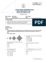 Soal PTS GSL 8 - MATEMATIKA