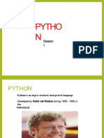 Python Session Part 01