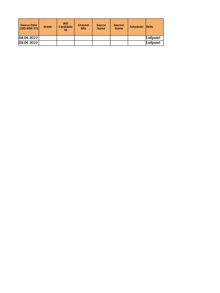 Sail Point Tracker | PDF