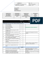 Appendix 6 Weekly Hygiene & Accomodation Inspection Checklist