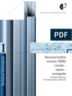 Structural Hollow Sections (MSH) Circular - Square - Rectangular