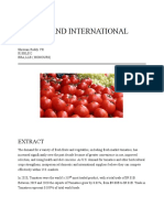 Tomato and International Trade: Extract