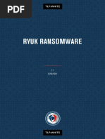 Ryuk Ransomware: Tlp:White