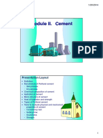 Module II. Cement Cement: Presentation Layout