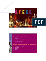 Steel: Module I. Introduction and Basic Concepts