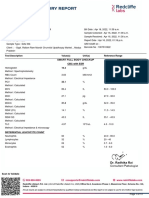 Patient Lab Test Results for Mrs. Prerna Doparkar