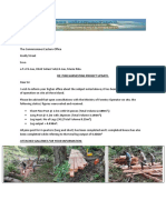 Pine Harvesting Update Report