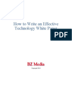 How to Write a Good White Paper