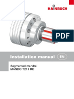 HAINBUCH Segmented Mandrel MANDO T211 RD Installation Manual