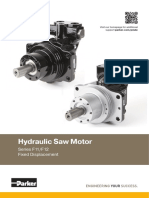 Hydraulic Saw Motor: Series F11/F12 Fixed Displacement